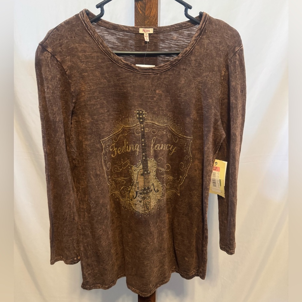 NWT Reba ‘Feeling Fancy’ Embellished Top